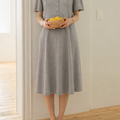 Short Sleeve A-Line Nursing Dress