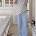 Loose Fit Cotton Silk Jeans Summer Cool